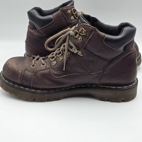Dr. Martens Boots Mens Size 14 Brown Leather Combat Ankle Workwear 11303 main image 4